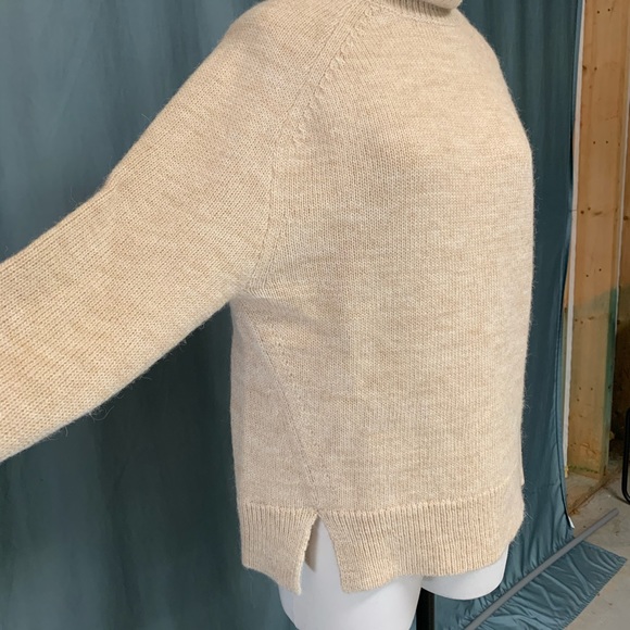 Wool Blend Jcrew Roomy Turtleneck - Picture 2 of 5